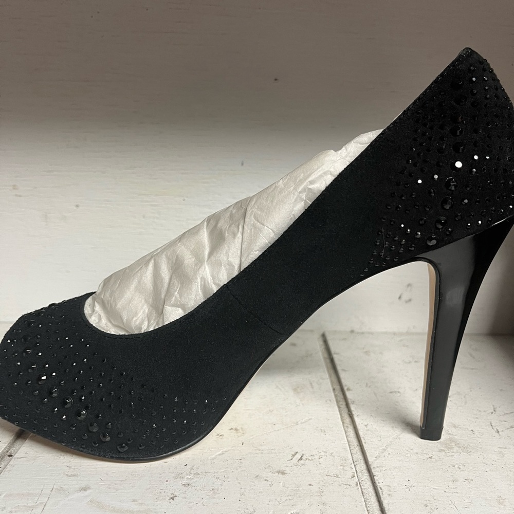 Black sparkle heels White House Black Market
